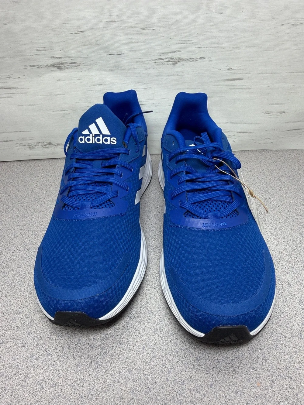 adidas Royal Blue Athletic Running Shoes with White Stripes